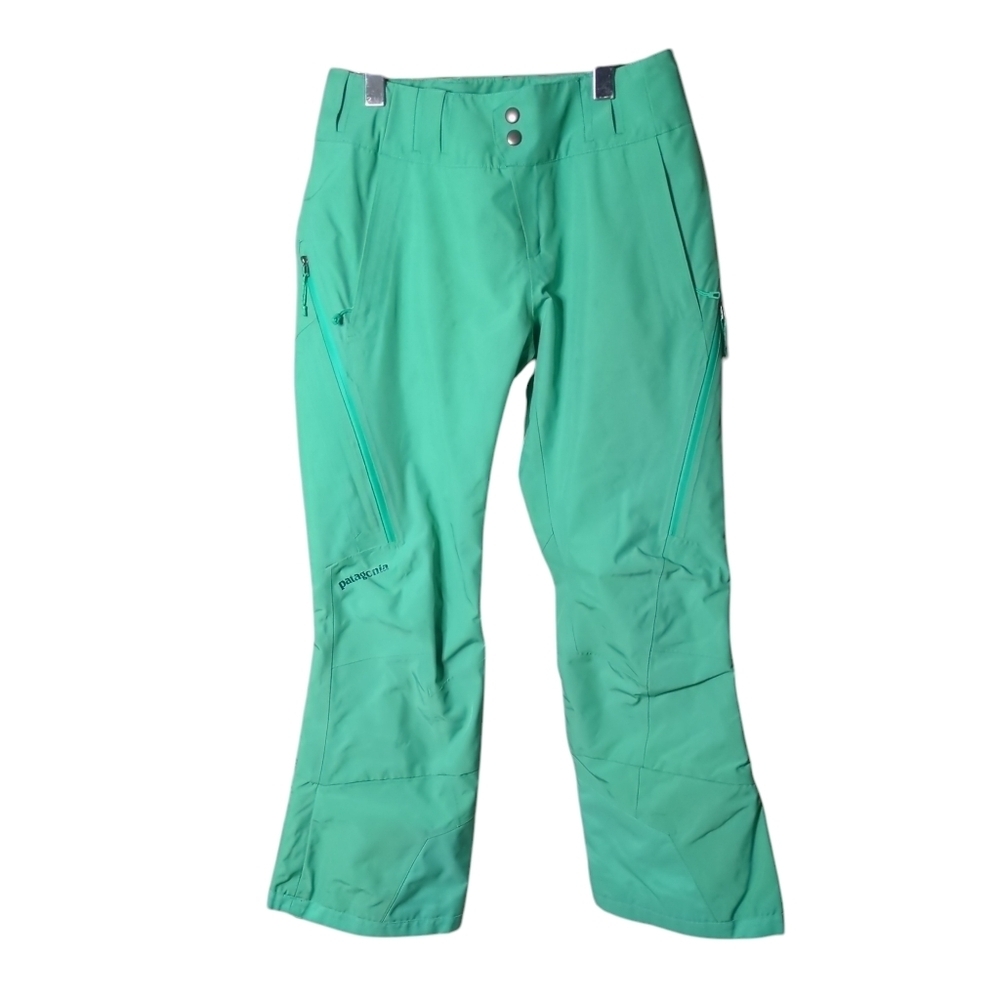 Patagonia Powder Town Pants Women's Teal Size Small Ski Pants